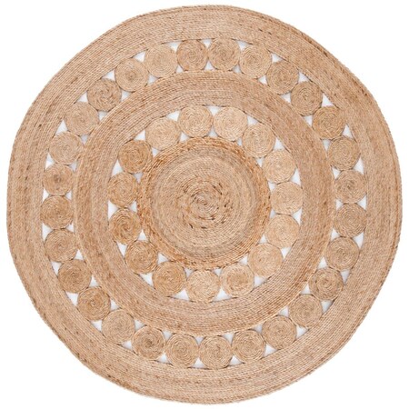 Safavieh 7 x 7 ft. Natural Fiber Hand Woven Round Area Rug, Natural NFB250A-7R